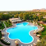 Luxury resort near Jaipur Airport with a stunning pool