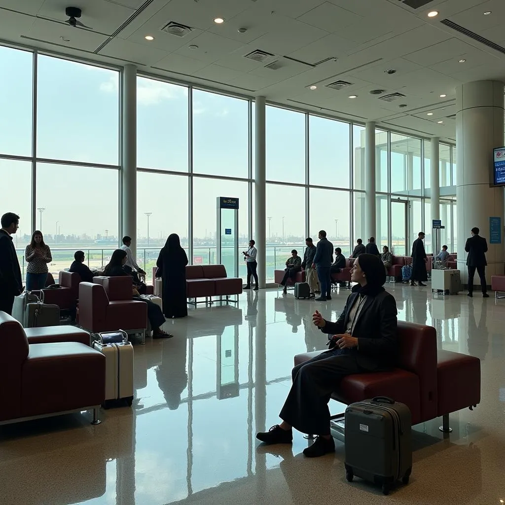 Riyadh Airport Departure Lounge