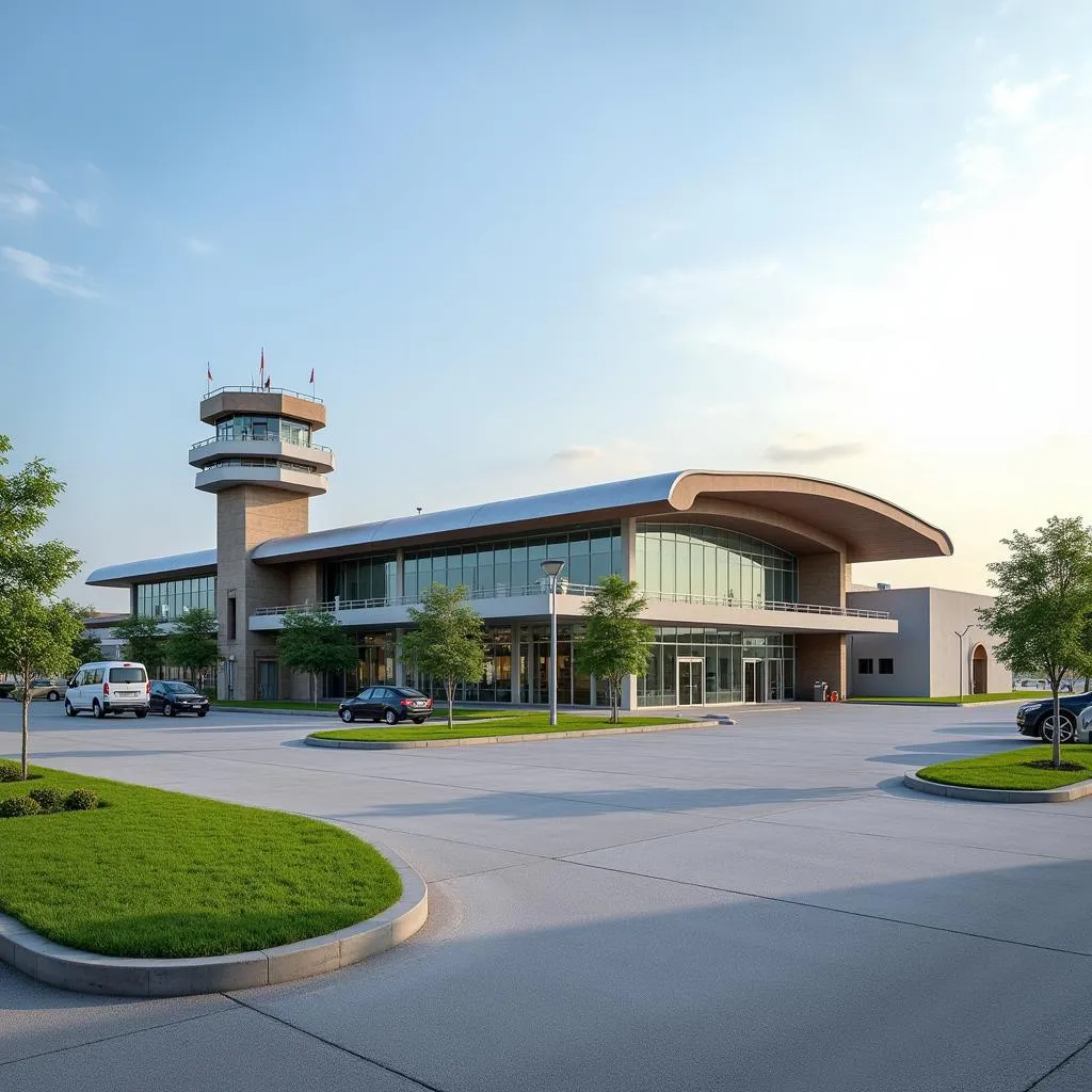 Modern terminal building at Rourkela Airport