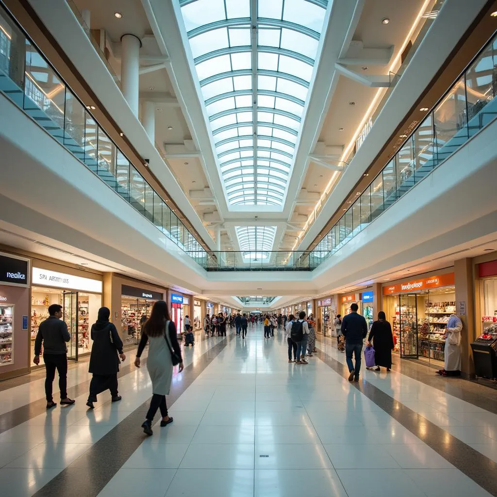 Shopping area in Sahar Airport Terminal 2