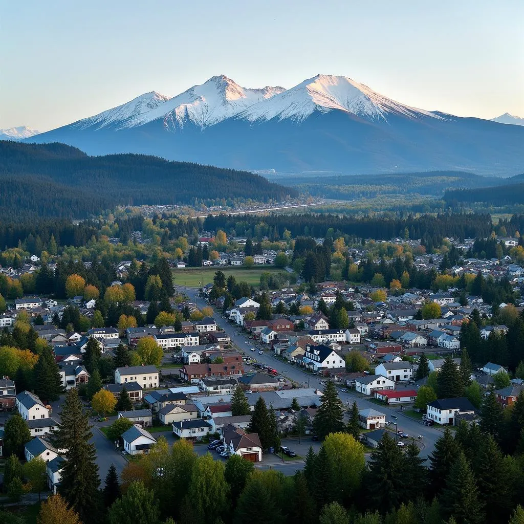 Salem, Oregon Aerial View