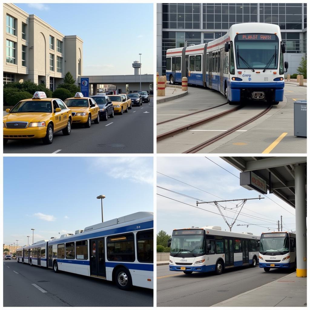 Various Transportation Options at Salt Lake City Airport