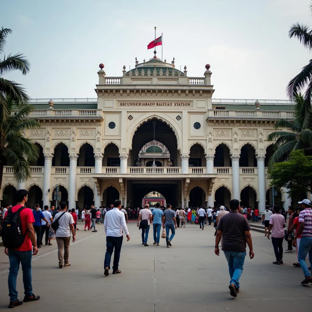 Entrance of Secunderabad Railway Station