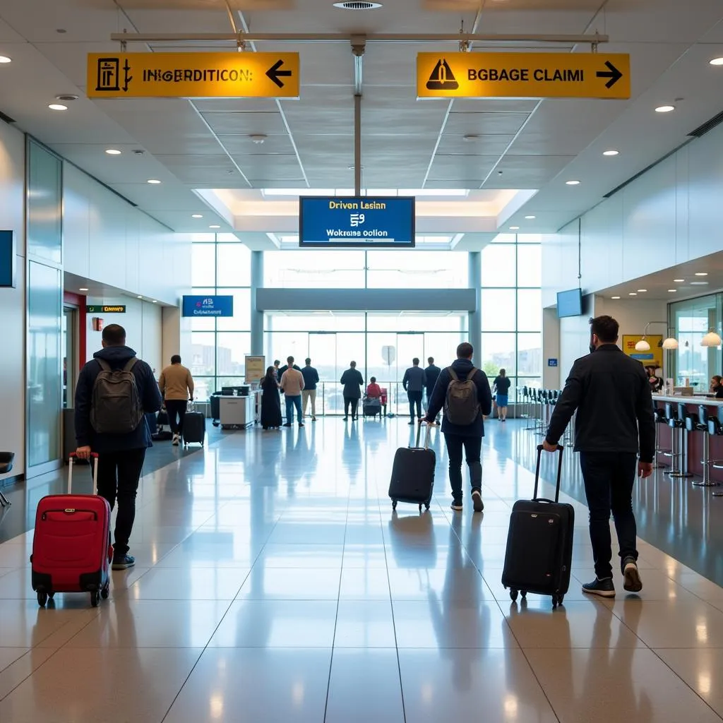 SEZ Airport Arrivals Hall