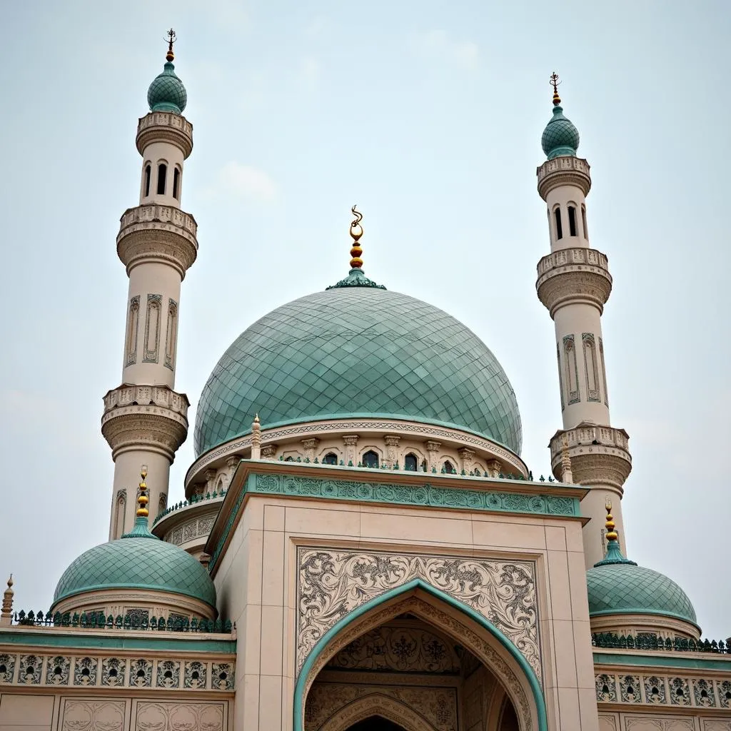 The Shah Abbas Mosque in Gyandzha