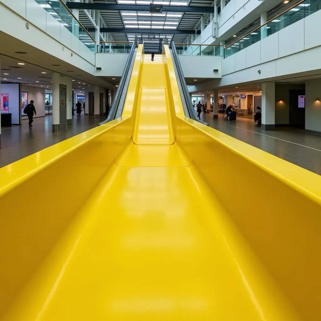 Singapore Airport Slide in Terminal 3