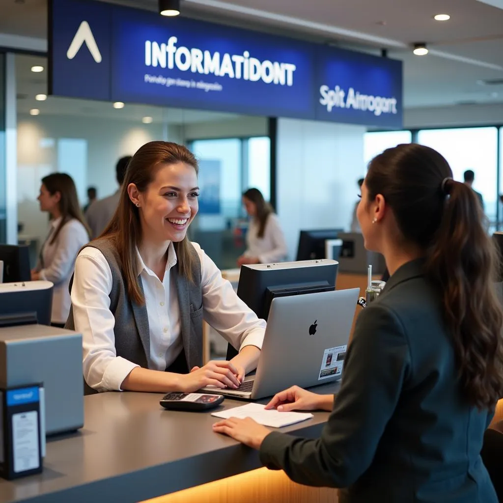 Split Airport Information Desk