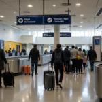 Srinagar Airport Arrivals Baggage Claim Area