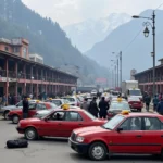 Srinagar Airport Taxi Stand