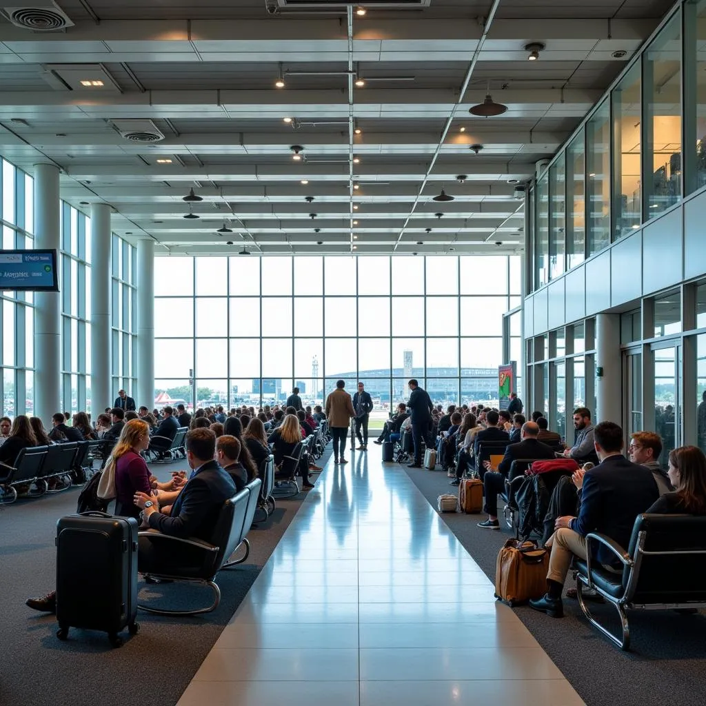 Stansted Airport Departure Lounge