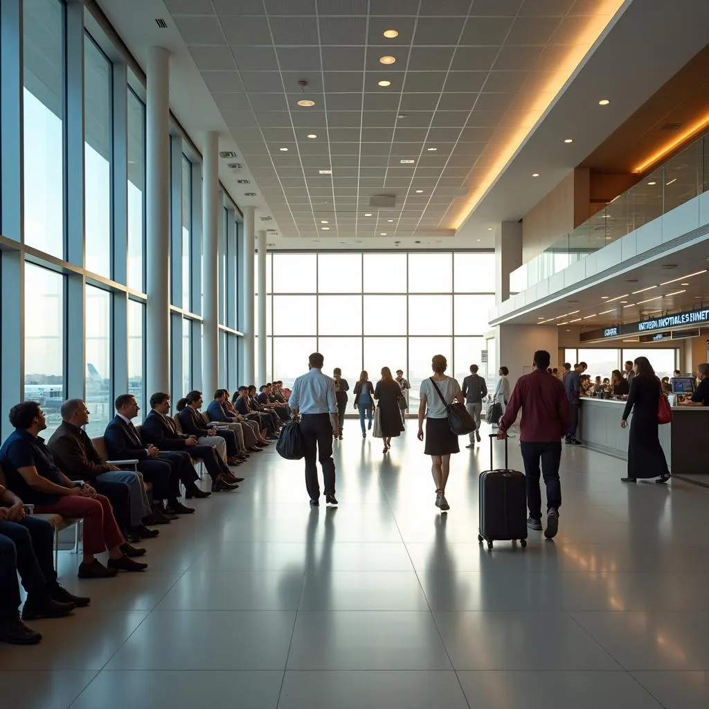 Surat Airport Departure Lounge