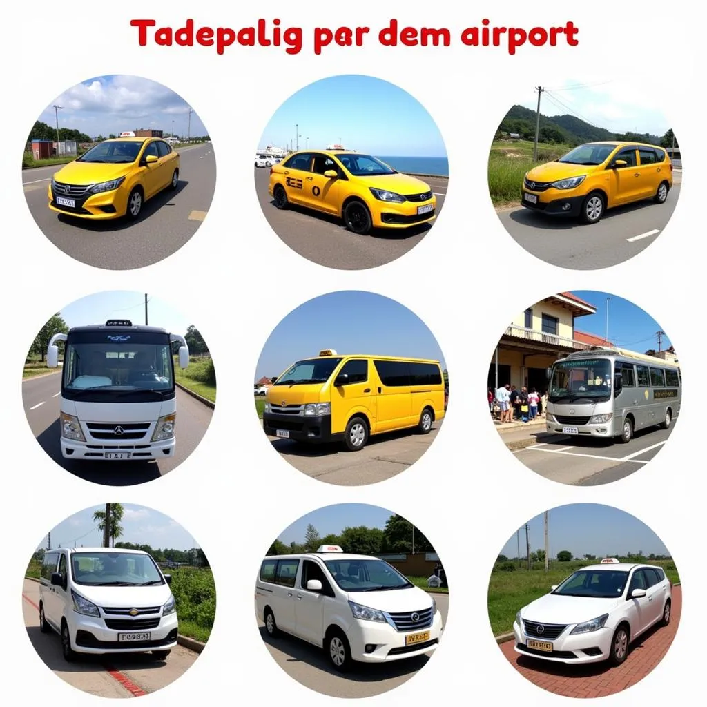 Transportation to and from Tadepalligudem Airport