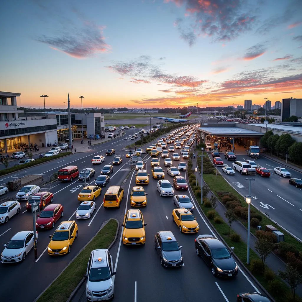 Melbourne Airport Taxi Rank