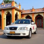 Taxi Service from Vrindavan to Delhi Airport