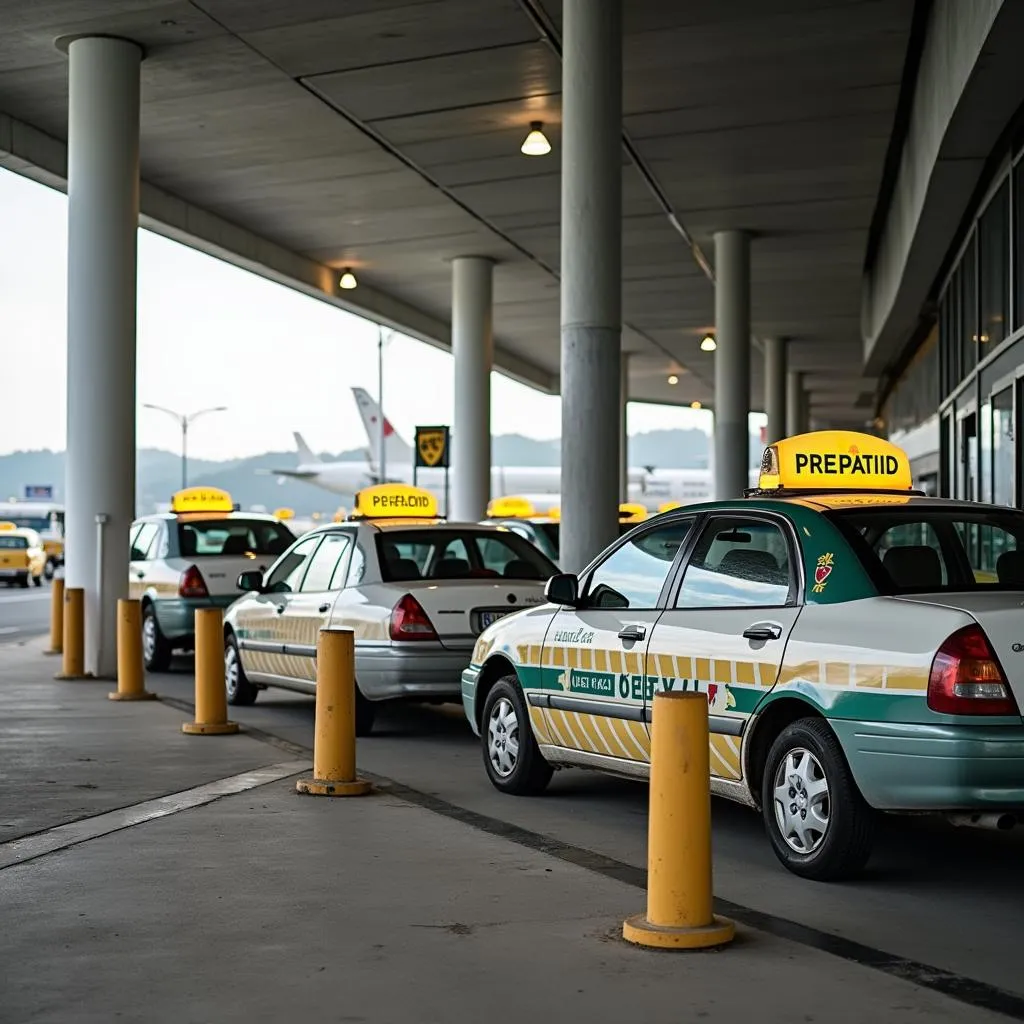 Taxi Stand at Goa Airport