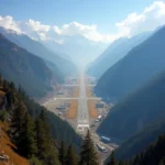 Tenzing-Hillary Airport in Lukla, Nepal