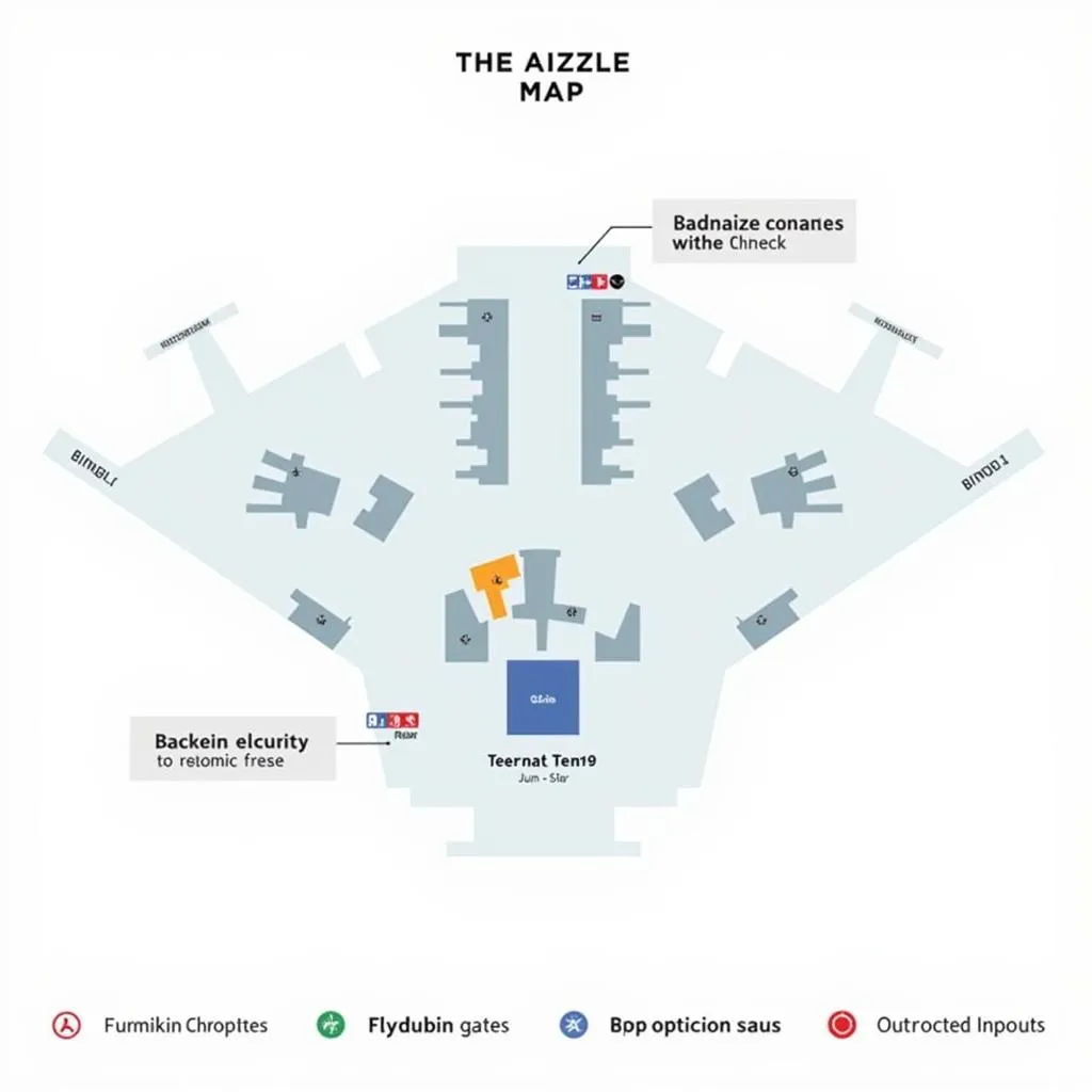 Abu Dhabi Airport Terminal 2 Map: Budget Airline Hub