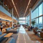 Tianjin Airport Terminal Interior