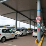 Taxi stand at Tirupati Airport