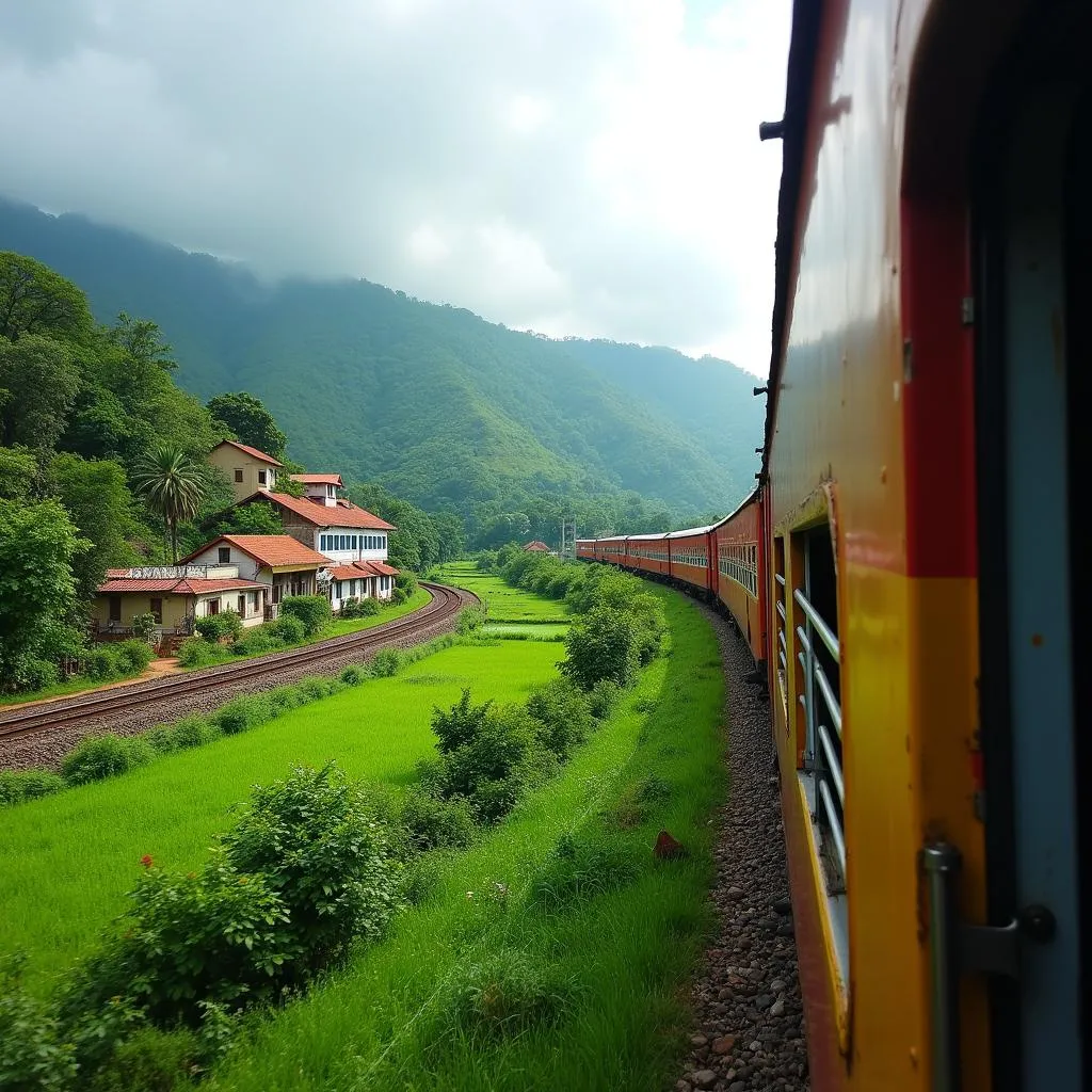 Scenic Train Journey in Goa