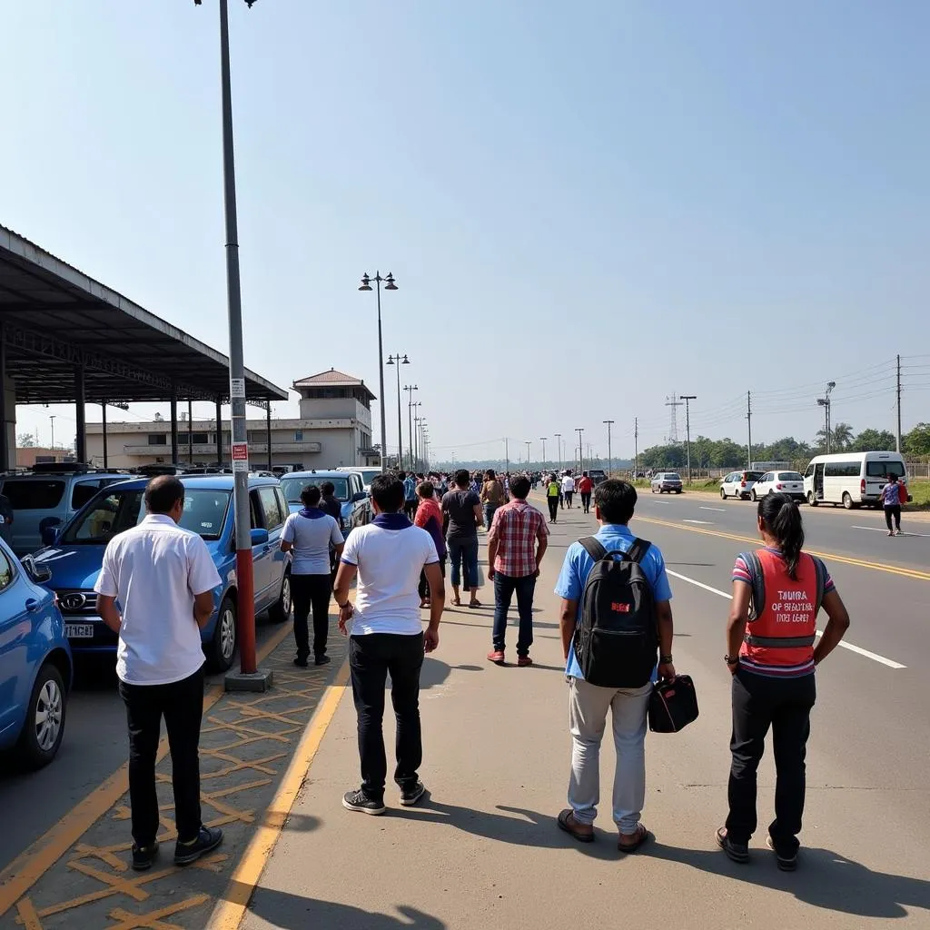 Trivandrum Airport taxi stand