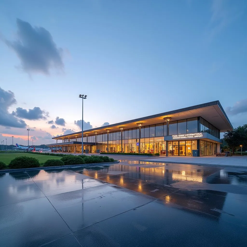 Modern Terminal Building at Trivandrum Airport