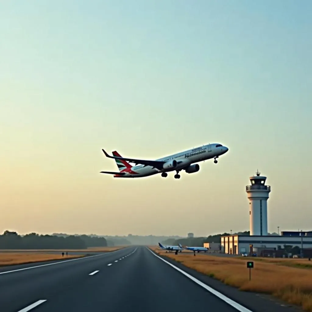 Flight taking off under the UDAN scheme