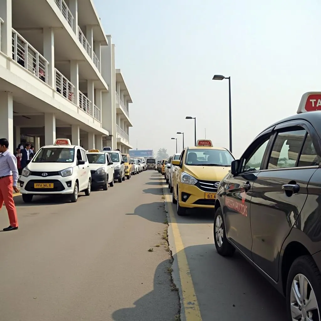 Varanasi Airport Taxi Stand