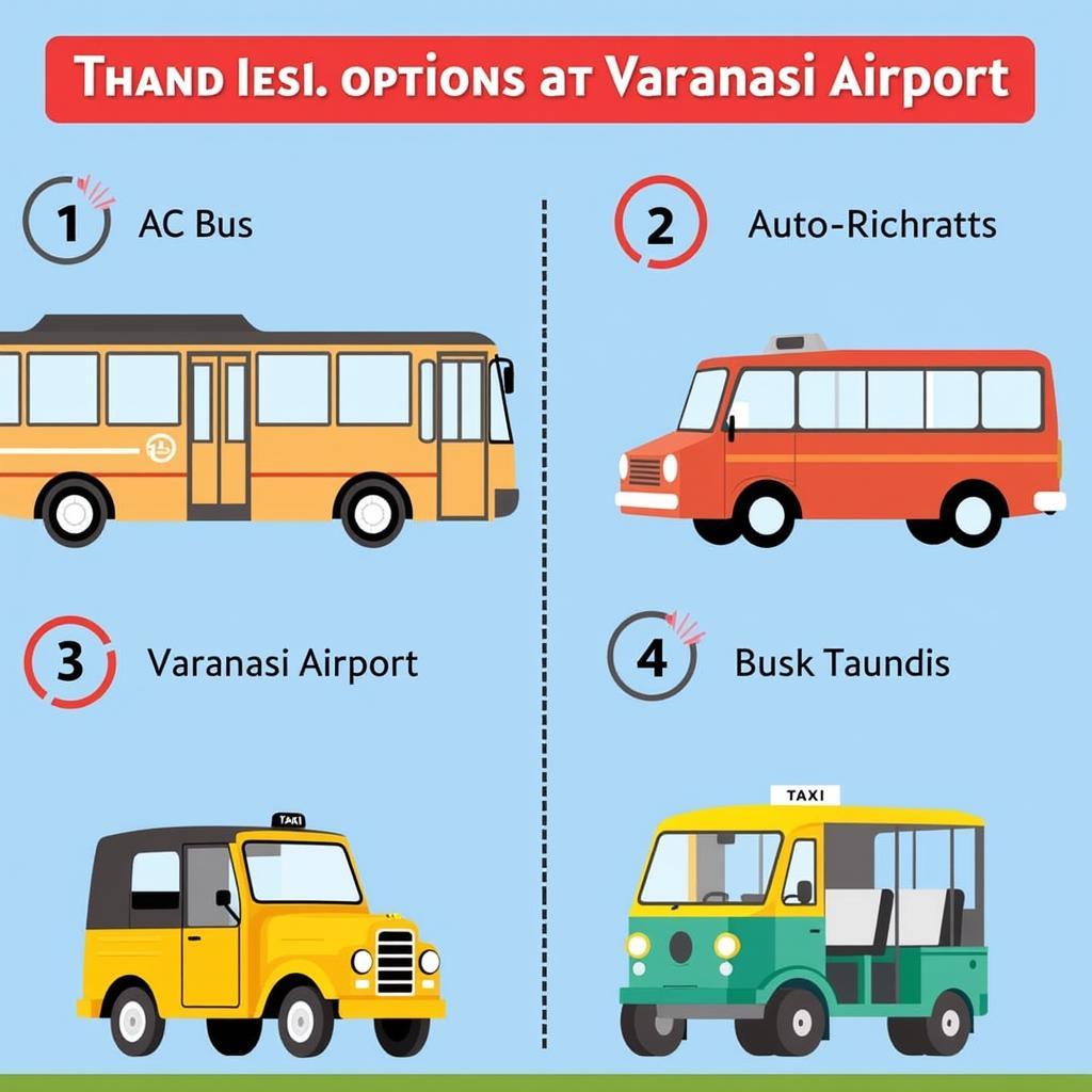 Varanasi Airport Transport Options