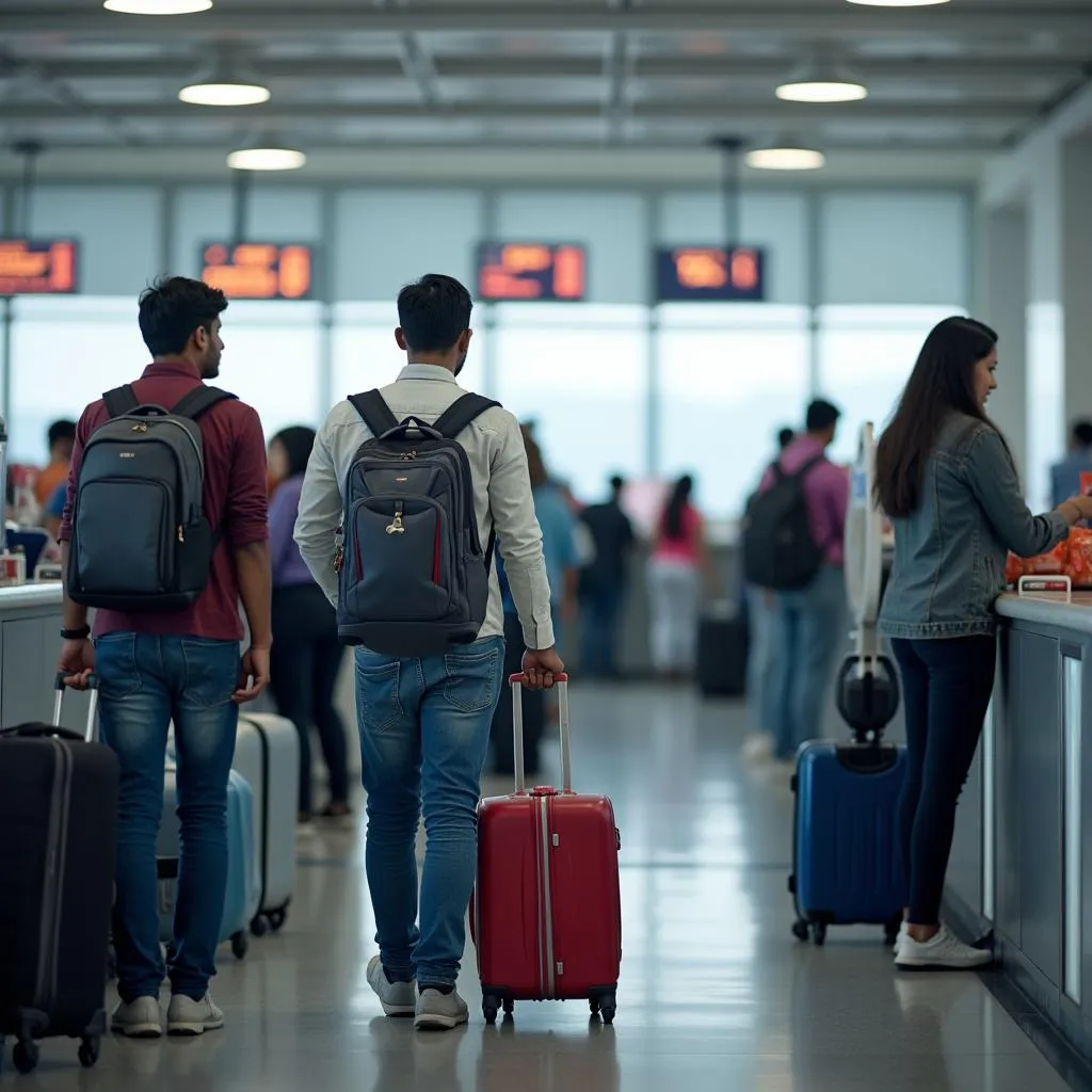 International Check-In Counters at Visakhapatnam Airport