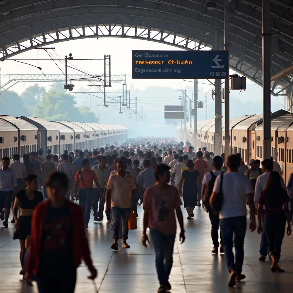 Yelahanka Railway Station Entrance