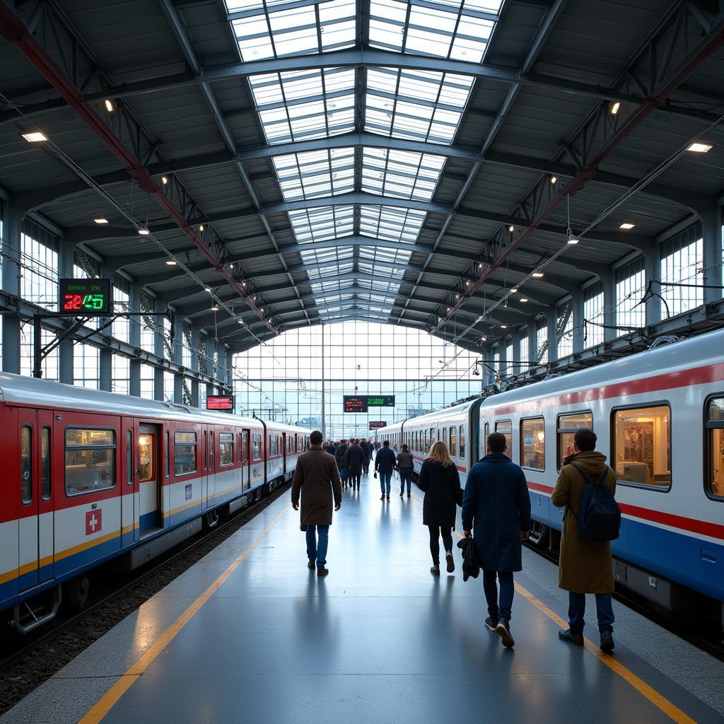 Zurich Airport Train Station