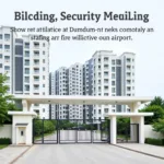 Security features in a 2 BHK flat complex near Dumdum Airport