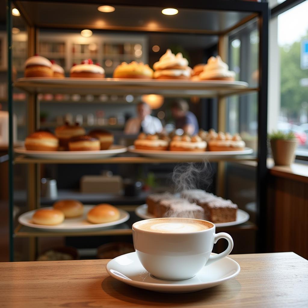 3thirds Cafe Avalon Airport Coffee and Pastries Display