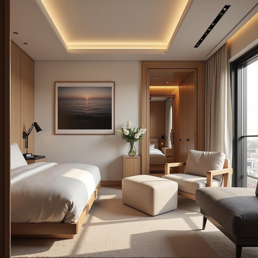 Luxury Interior of a 4ms Flight Apartment