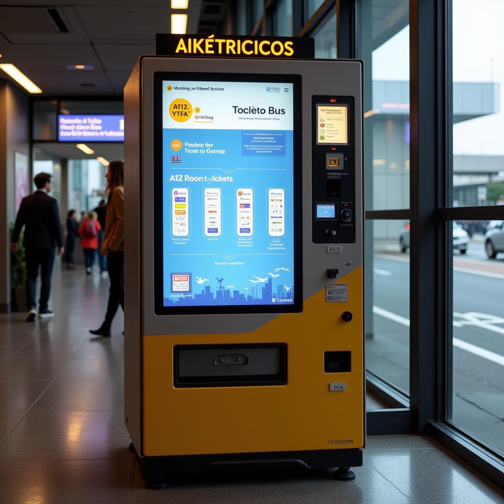 A12 Airport Bus Ticket Vending Machine