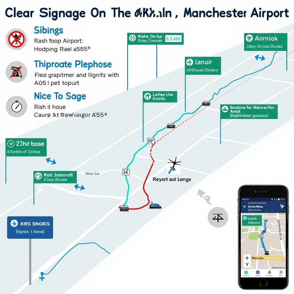 Navigation and Signage on the A555 Manchester Airport Relief Road