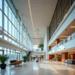 Modern Terminal Building at AAK International Airport Zanzibar