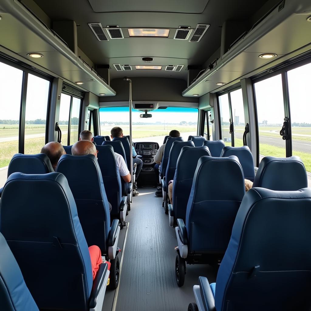 Aalborg Airport Bus Interior