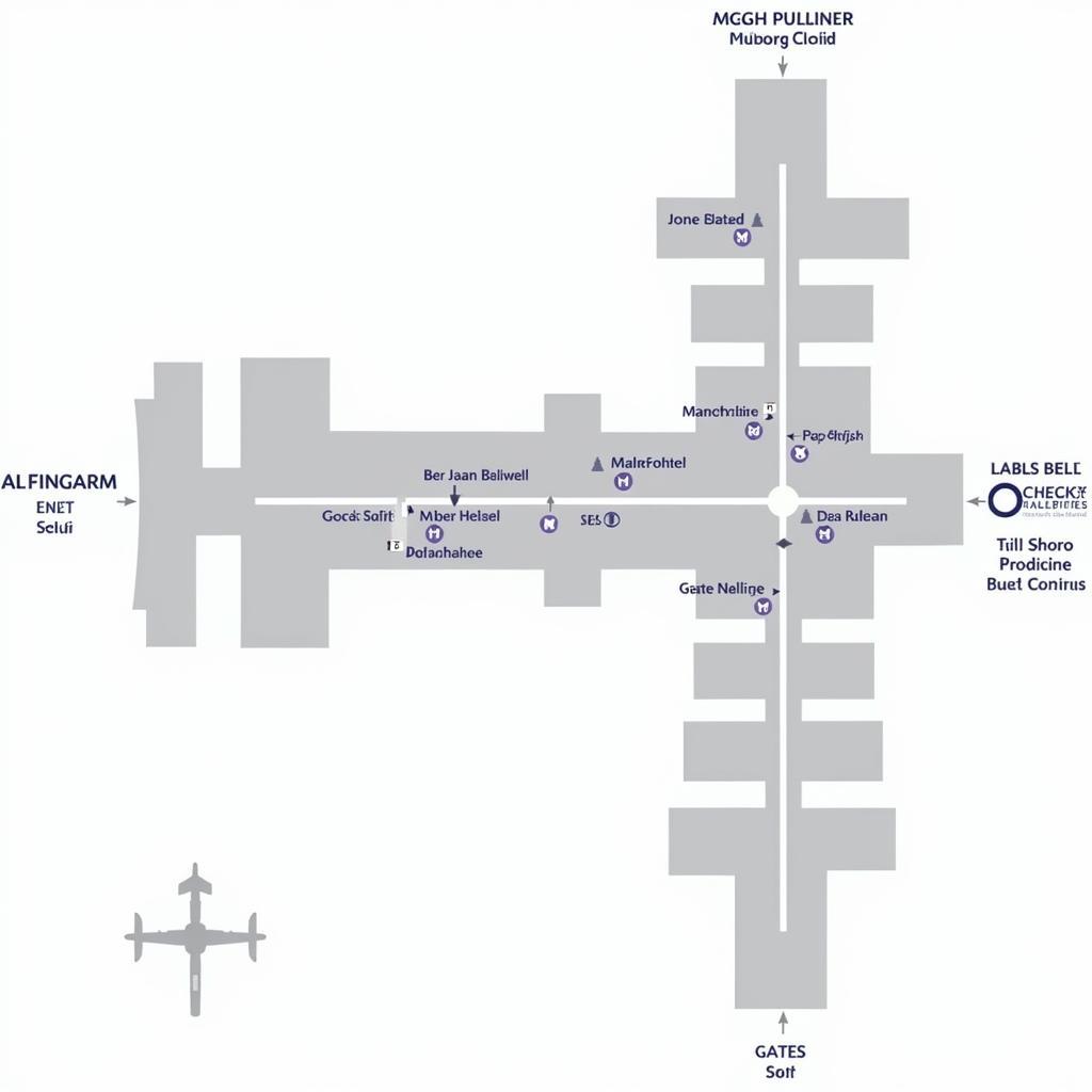 Aalborg Airport Terminal Map