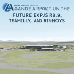 Aandra Airport Future Expansion Plans - An artist's rendering of the planned expansion project, showcasing new terminals and runways.