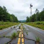 Overgrown Abandoned Runway in New Hampshire