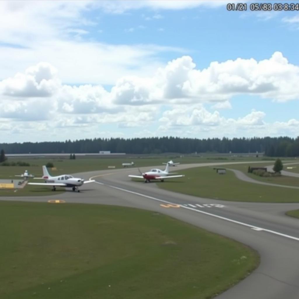 Abbotsford Airport Webcam Live View of Runway and Aircraft