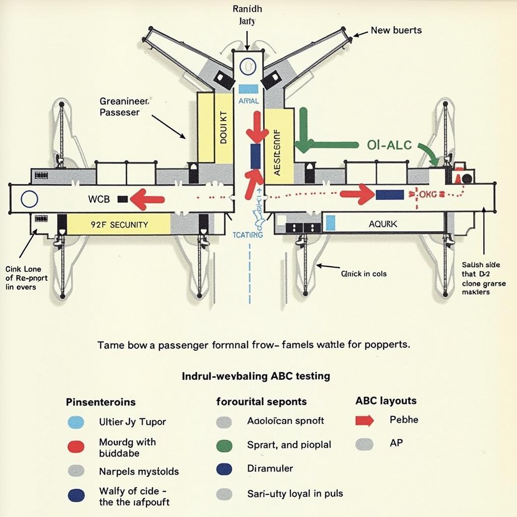 ABC Testing Passenger Flow at an Old Airport