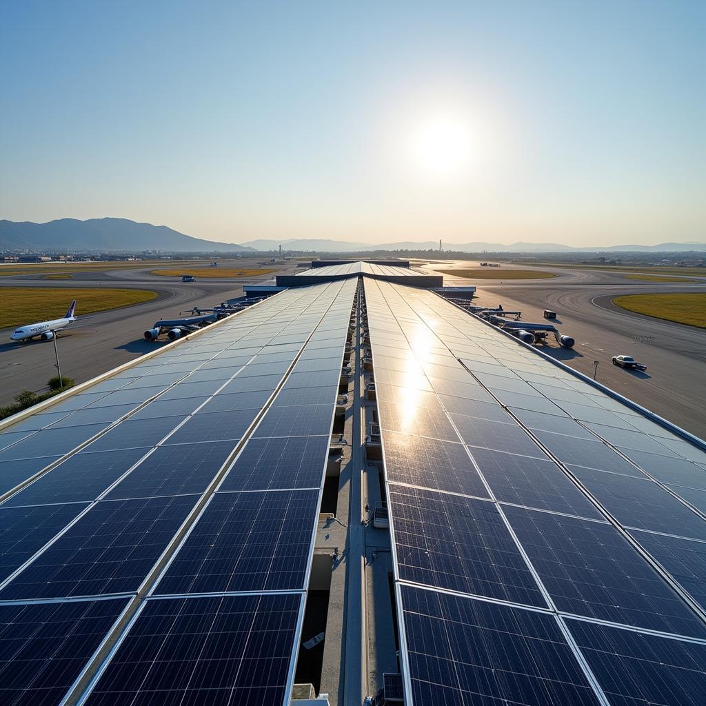 Abibaba Airport Solar Panels