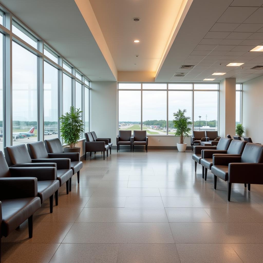 Comfortable Waiting Area at Abilene Regional Airport