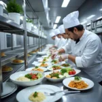 Modern and Hygienic Abu Dhabi Airport Catering Facility