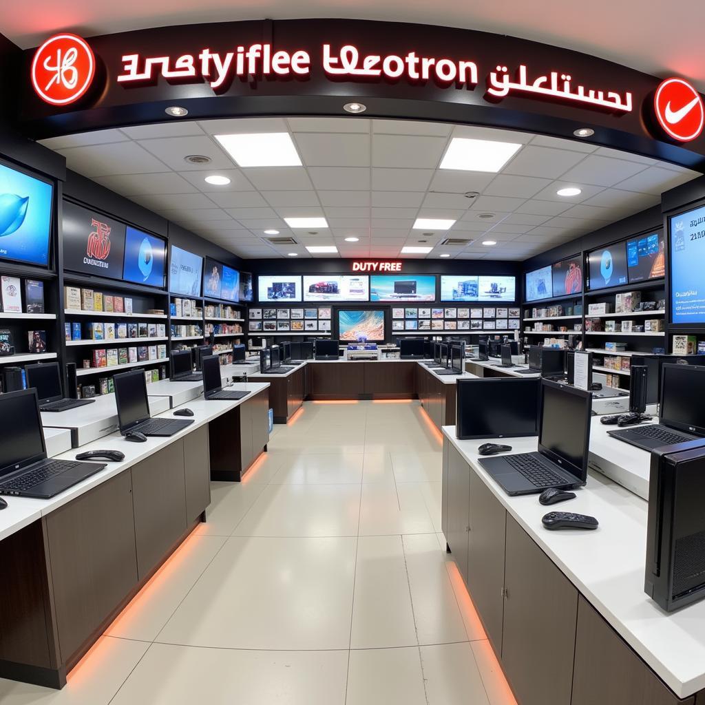 Abu Dhabi Airport Duty-Free Electronics Section