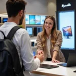 Customer Service at Abu Dhabi Airport Electronics Shop