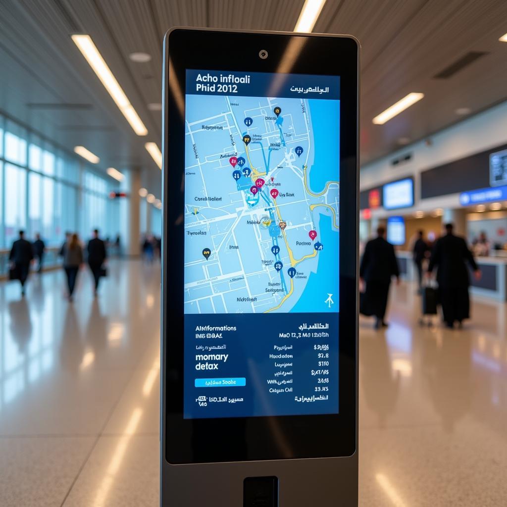 Abu Dhabi Airport Information Kiosk